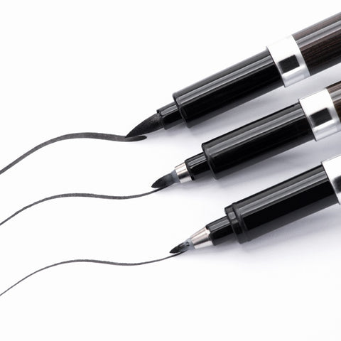 3pcs Calligraphy pen set Fine Medium Brush - essentials4yu