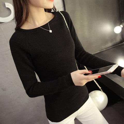 Soft Sweater Long Sleeve Pullover - essentials4yu