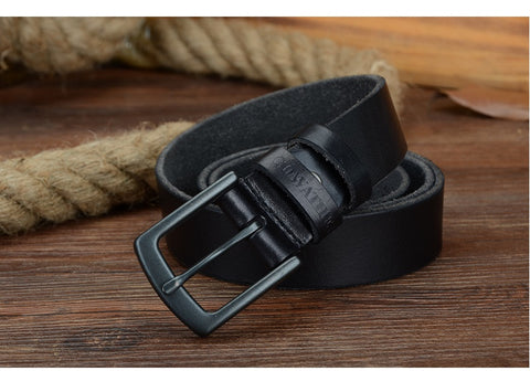 Leather Belt Classic Slate - essentials4yu