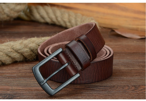 Leather Belt Classic Slate - essentials4yu
